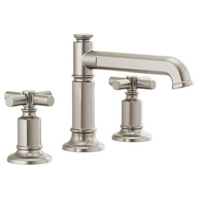 Brizo 65377LF-NKLHP- Invari Widespread Lavatory Faucet With Column Spout - Less Handles