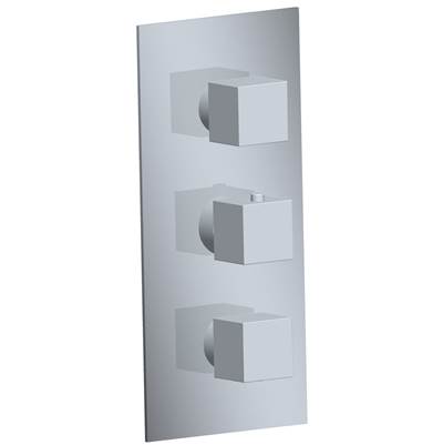 Aqualem HW3405.TR-PN- 3/4'' 3-way Thermostatic Valve Trim (Rough-In Req: HW3400.RI) - FaucetExpress.ca