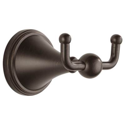 Brizo 69535-RB- Traditional Double Robe Hook Rb | FaucetExpress.ca