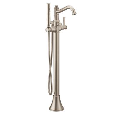 Moen 9025BN- Belfield Freestanding Floor Mount Tub Filler with Handshower