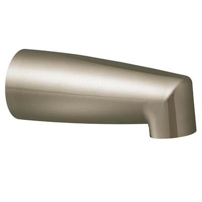 Moen 3829BN- Non-Diverter Tub Spout with Slip Fit Connection in Brushed Nickel