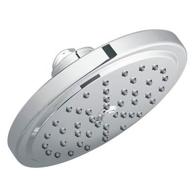 Moen S176EP- S176Ep Showering Accessories-Premium One-Function 7-Inch Diameter Eco-Performance Showerhead, Chrome