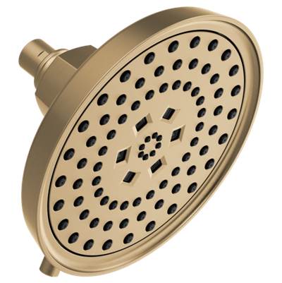 Brizo 87476-GL- H2Okinetic Round Multi-Function Showerhead | FaucetExpress.ca