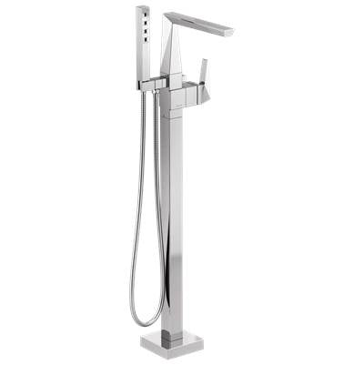 Delta T4743-FL- Floor Mounted Tub Filler | FaucetExpress.ca