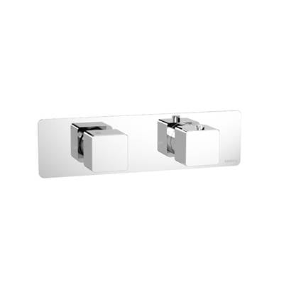 Isenberg 196.2693PN- 3/4" Horizontal Thermostatic Shower Valve With Volume Control & Trim | FaucetExpress.ca