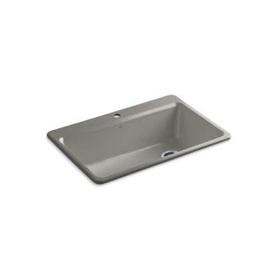 Kohler 5871-1A2-K4- Riverby® 33'' x 22'' x 9-5/8'' top-mount single-bowl kitchen sink with accessories | FaucetExpress.ca