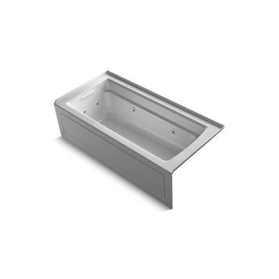 Kohler 1949-LA-95- Archer® 66'' x 32'' integral apron whirlpool with integral flange and left-hand drain | FaucetExpress.ca