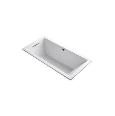 Kohler 1822-GHW-0- Underscore Rectangle 66-in X 32-in Heated Bubblemassage Air Bath With Bask, Reversible Drain | FaucetExpress.ca