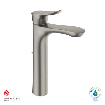 Toto TLG01307U#BN- TOTO GO 1.2 GPM Single Handle Vessel Bathroom Sink Faucet with COMFORT GLIDE Technology, Brushed Nickel | FaucetExpress.ca