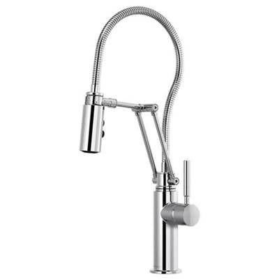 Brizo 63121LF-PC- Articulating Faucet With Finished Hose