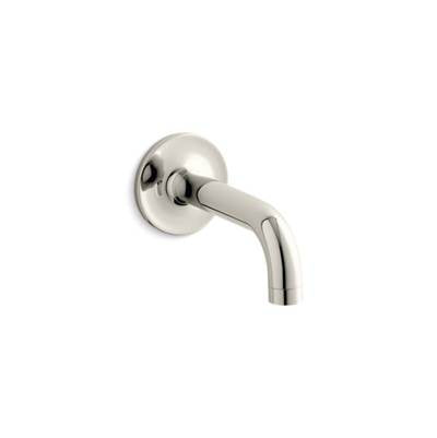 Kohler 14427-SN- Purist® wall-mount non-diverter bath spout, 90-degrees | FaucetExpress.ca