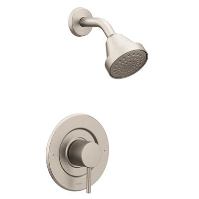 Moen T2192BN- Align 1-Handle Posi-Temp Shower Faucet Trim Kit in Brushed Nickel (Valve Not Included)