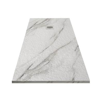 Royal Bath and Marble ERASTONE6030CA- SHOWER BASE - ERA STONE 60''X30" CALACATTA