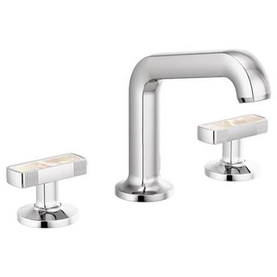 Brizo 65307LF-PCLHP- Kintsu Widespread Lavatory Faucet With Angled Spout - Less Handles