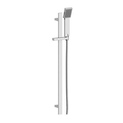 Vogt BH.01.01.CC- Kapfenberg Sliding Shower Bar With 1-Spray Hand Shower Cc - FaucetExpress.ca