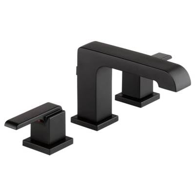 Delta 3567-BLMPU-DST- Widespread Bath Faucet W/ Metal Pop-Up | FaucetExpress.ca