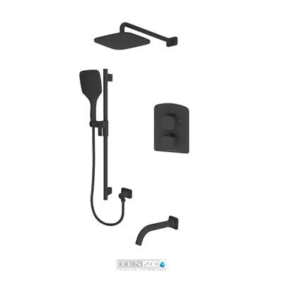 Tenzo F-DET33-501145-CR - Trim For Delano T-Box Kit 3 Functions Thermo Chrome Finish