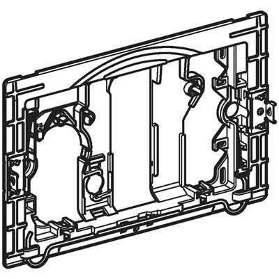 Geberit 242.425.00.1- Mounting frame for Geberit actuator plate Mambo | FaucetExpress.ca