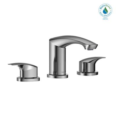 Toto TLG09201U#CP- TOTO GM 1.2 GPM Two Handle Widespread Bathroom Sink Faucet, Polished Chrome - TLG09201U#CP | FaucetExpress.ca