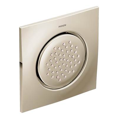 Moen TS1320NL- Mosaic Square Single-Function Body Spray, Valve Required, Polished Nickel