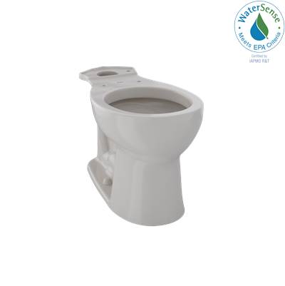 Toto C243EF#12- Entrada Round Toilet Bowl 1.28Gpf - Sedona Beige | FaucetExpress.ca