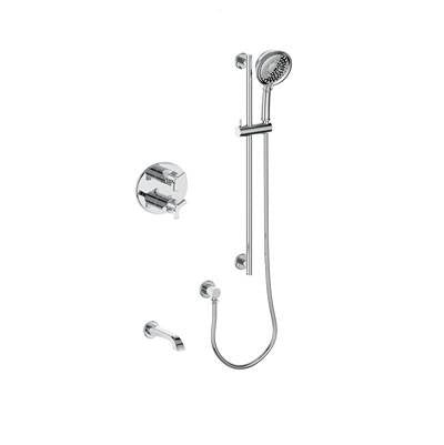 Vogt SET.Z3.220.500.CC- 2-Way Thermostatic Set - Handheld and Spout Chrome