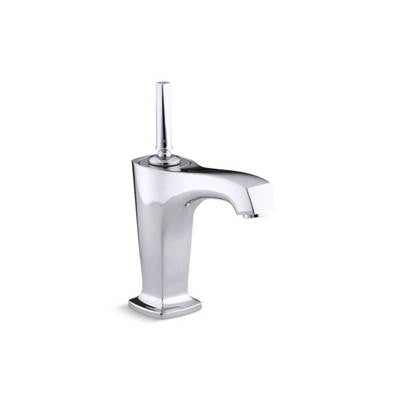 Kohler 16230-4-CP- Margaux® Single-hole bathroom sink faucet with 5-3/8'' spout and lever handle | FaucetExpress.ca