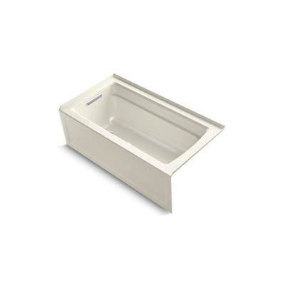 Kohler 1123-LA-96- Archer® 60'' x 32'' alcove bath with integral apron, integral flange and left-hand drain | FaucetExpress.ca