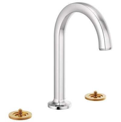 Brizo 65306LF-PCLHP-ECO- Kintsu Widespread Lavatory Faucet With Arc Spout - Less Handles