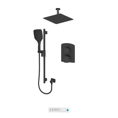 Tenzo DEPB32-21131-BG - Delano T-Box Kit 2 Functions Pres Bal Brushed Gold Finish