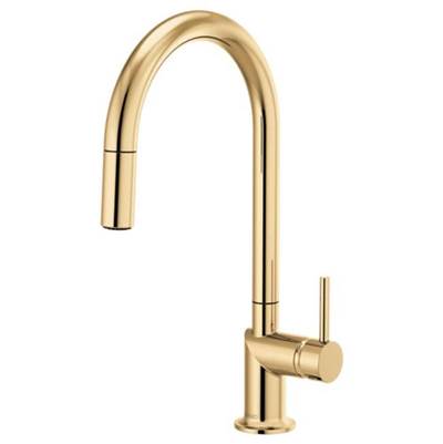 Brizo 63075LF-PGLHP - Arc Pull-Down Kitchen Faucet