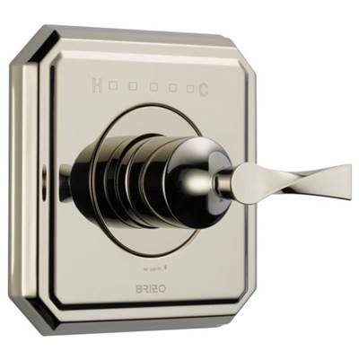 Brizo T66T030-PN- Brizo Virage: High Flow Temp Control Trim | FaucetExpress.ca