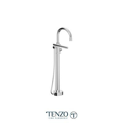 Tenzo ALY52-CR- Alyss Floor Mount 3 Pcs Tub Filler Chrome