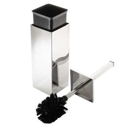 Laloo 9300 SG- Bowl Brush and Holder - Stone Grey | FaucetExpress.ca