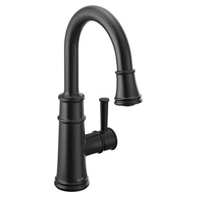 Moen 6260BL- Belfield Single-Handle Bar Faucet Featuring Reflex In Matte Black