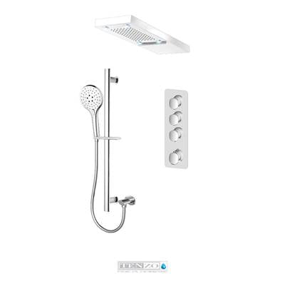 Tenzo F-FLT43-54252- Trim For Fluvia Extenza Kit 3 Functions Thermo - FaucetExpress.ca