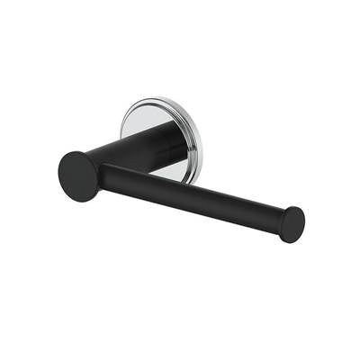 Vogt BA.0209.CB- Zehn Toilet Paper Holder Chrome Matte Black