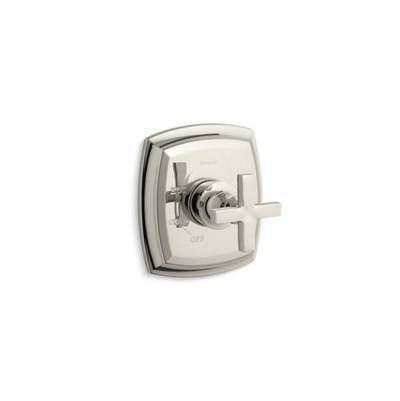 Kohler TS16235-3-SN- Margaux® Rite-Temp(R) valve trim with cross handle | FaucetExpress.ca