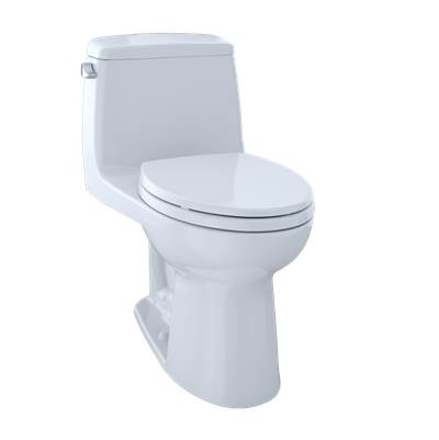 Toto MS854114SG#01- Ultramax El Ct 1-Pc Toilet W/ Sc Seat--Cotton | FaucetExpress.ca