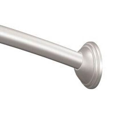 Moen CSR2155BN- Curved Shower Rods Brushed Nickel 5Ft Curved Shower Rod