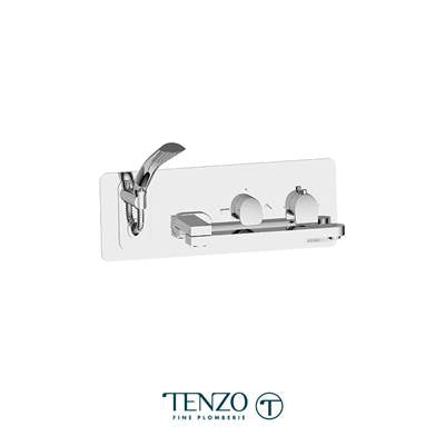 Tenzo FLT74- Wall Mount Tub Faucet With Swivel Spout Fluvia