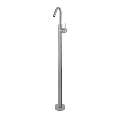 Aquabrass - X75N83 Xround Floormount Lav Faucet - Trim Only