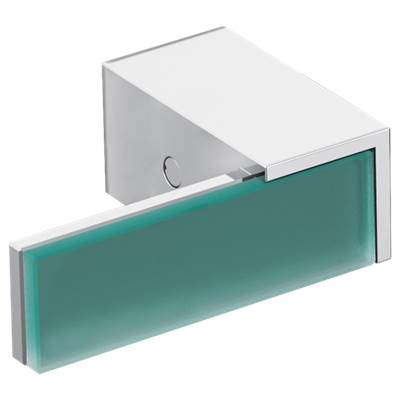 Brizo HL70481-PC- Two-Handle Wall Mount Tub Filler Handle Kit - Green Glass Le | FaucetExpress.ca