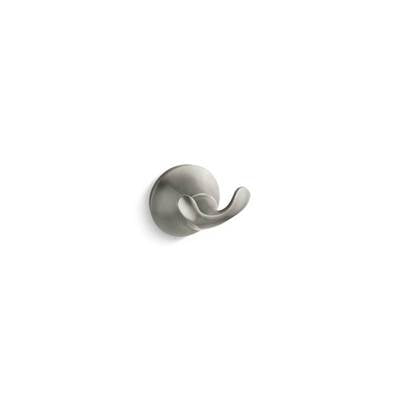 Kohler 11375-BN- Forté® Sculpted double robe hook | FaucetExpress.ca