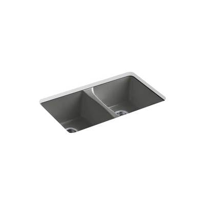 Kohler 5873-5U-58- Deerfield® 33'' x 22'' x 9-5/8'' Undermount double-equal kitchen sink | FaucetExpress.ca