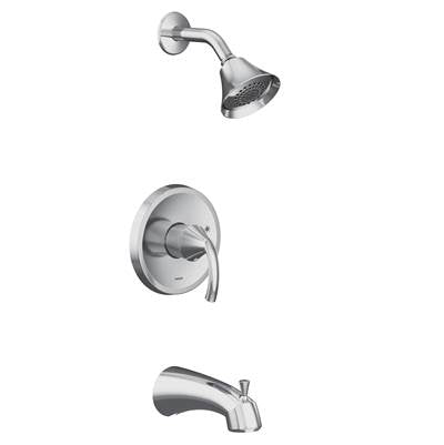 Moen UT2743EP- Glyde M-Core 2-Series Eco Performance 1-Handle Tub And Shower Trim Kit In Chrome (Valve Sold Separately)