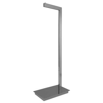Laloo 9001N C- Floor Stand Paper Holder - Chrome | FaucetExpress.ca