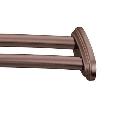 Moen DN2141OWB- Curved Shower Rods Old World Bronze Adjustable Curved Shower Rod