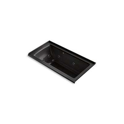 Kohler 1947-XHGHR-7- Archer® 60'' x 30'' integral flange whirlpool + Heated BubbleMassage air bath with right-hand drain | FaucetExpress.ca