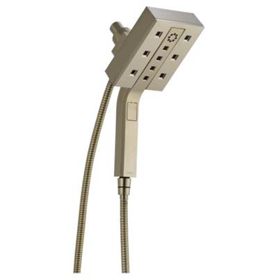 Brizo 86280-BN-2.5- H2Okinetic Euro Square Hydrati 2In1 Shower | FaucetExpress.ca